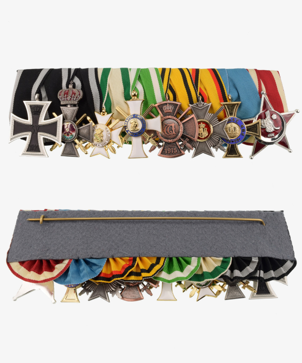 Order clasp of the Red Eagle Order 4th class, Wilhelm Cross, Reuss Cross of Merit, Gallipoli Star